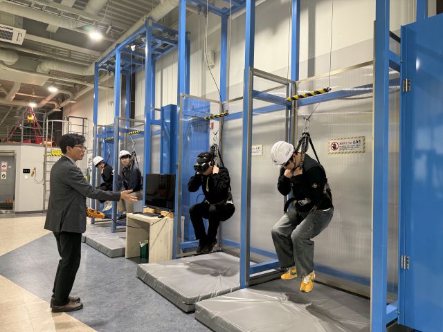 한국보훈복지의료공단은 산재예방 안전 활동 전개의 일환으로 4월 14일(화) 제천 안전체험교육장에서 ‘안전체험의 날’ 행사를 진행했다