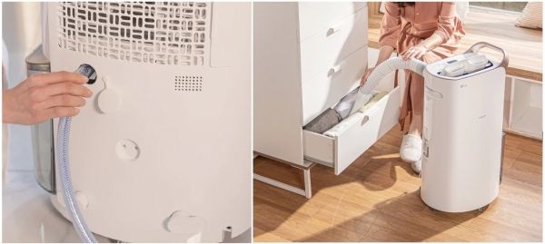 연속 배수와 집중 건조 예시 / LG전자 홈페이지 갈무리