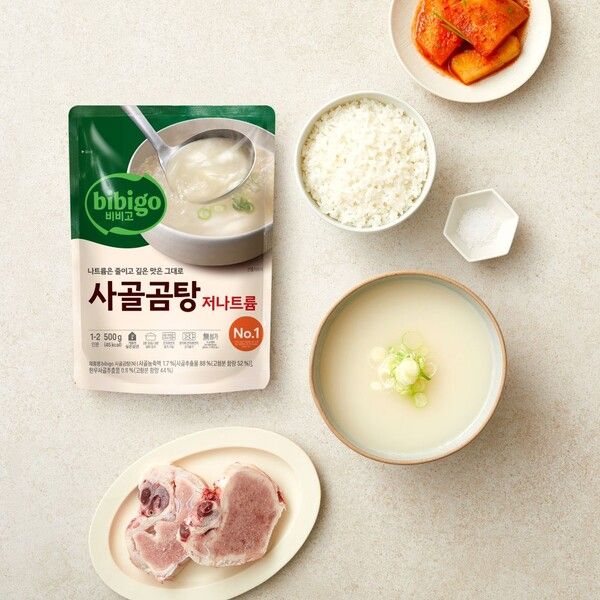 CJ제일제당,&nbsp;나트륨 절반 줄인 ‘비비고 저나트륨 사골곰탕’ /CJ제일제당 제공