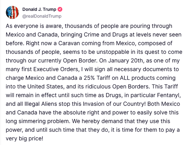 도널드 트럼프 소셜미디어 트루스소셜 / 트루스소셜 갈무리 (포인트경제)