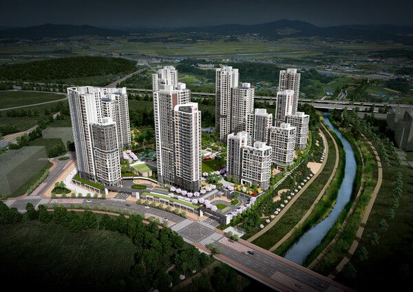 힐스테이트 도안리버파크 2차 조감도