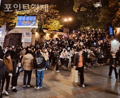 7일 도쿄 우에노에서의 촛불집회/사진=독자 제공 (포인트경제)