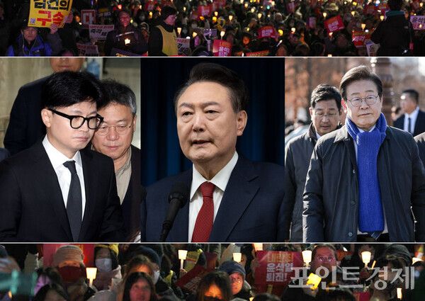 윤석열 대통령 탄핵을 두고 입장 갈린 한동훈과 이재명 대표 (포인트경제)