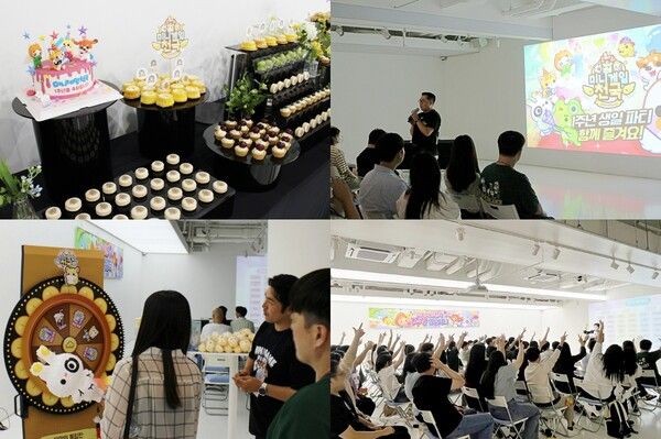 컴투스 ‘미니게임천국’ 1주년 오프라인 생일파티 현장 /컴투스 제공 (포인트경제)