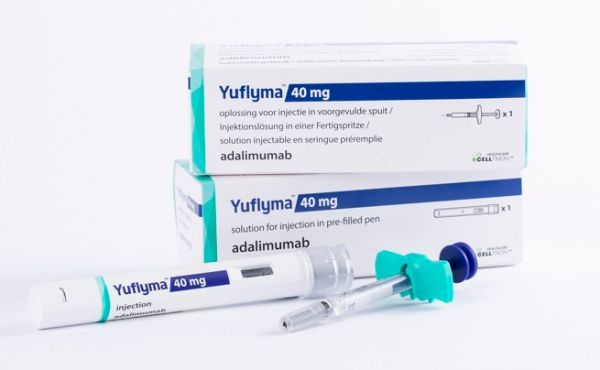 유플라이마(성분명:&nbsp;아달리무맙, 유럽) /사진=셀트리온 제공