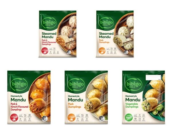CJ제일제당이 호주 IGA에서 판매하는 비비고 만두 5종 /CJ제일제당 제공