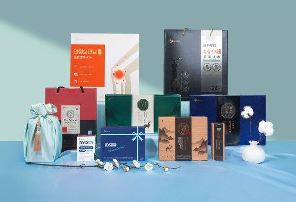 CJ웰케어의 2025년 설 건강 선물세트 제품들 /CJ웰케어 제공