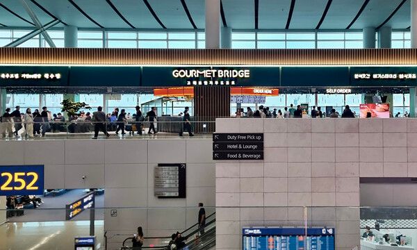 인천공항 고메브릿지 2터미널 중앙점 외관&nbsp;/CJ프레시웨이 제공