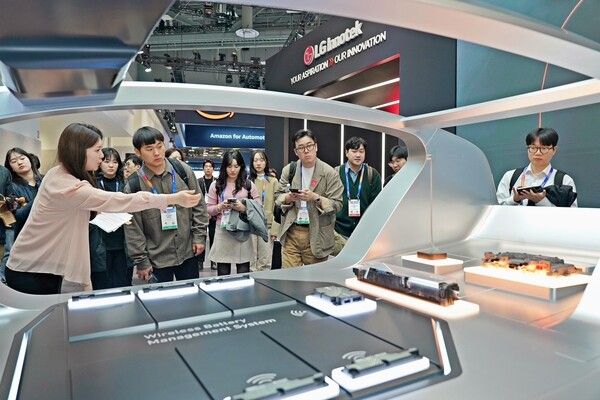 CES 2025 LG이노텍 기자단 프리 부스투어 /LG이노텍 제공