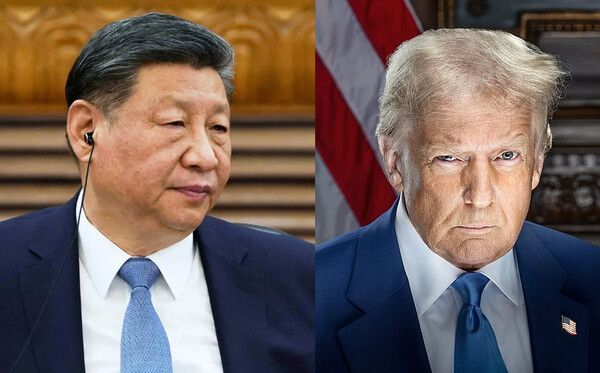 시진핑(習近平) 중국 국가주석과 도널드 트럼프 미국 대통령 /뉴욕타임즈 갈무리&nbsp;ⓒ포인트경제CG