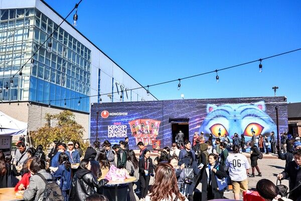 농심 미국 뉴욕 'KOOM 2025' 플래그십 부스&nbsp;