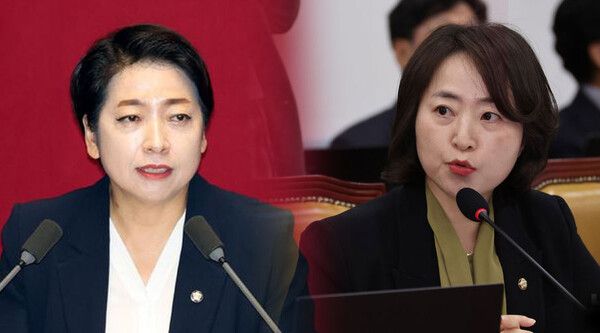 (왼쪽부터) 국회 과학기술정보방송통신위원회 더불어민주당 황정아,&nbsp;이주희 의원 /사진=뉴시스