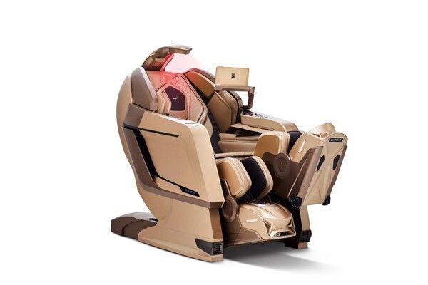 헬스케어로봇 기업 바디프랜드가 다리 내·외전 스트레칭 기능을 강화한 신기술로 특허를 취득했다.&nbsp;사진은 바디프랜드 에스테틱 헬스케어로봇 ‘퀀텀 뷰티캡슐’