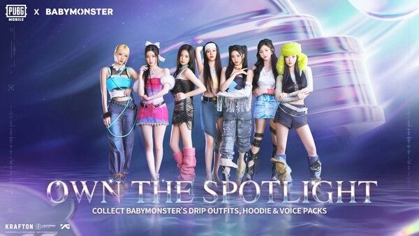 크래프톤, 베이비몬스터와 배틀그라운드 모바일 두 번째 협업