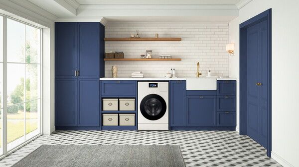 미국 주택 구조에 특화된 벤트 타입 '비스포크 AI 콤보' 세탁건조기 라이프스타일 이미지 /삼성전자 제공