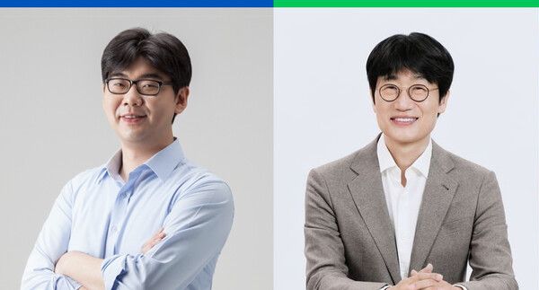 송치형 두나무 회장과 이해진 네이버 의장 / 두나무·네이버 제공 (포인트경제)