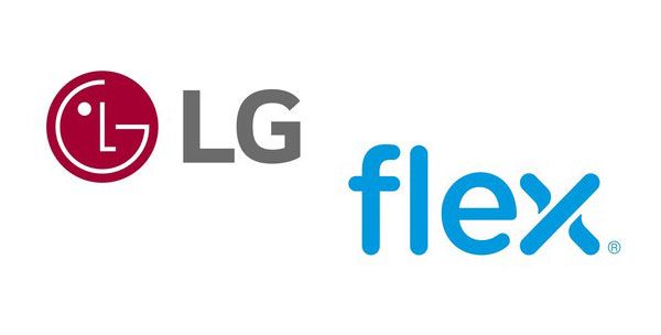 LG전자와 플렉스 로고