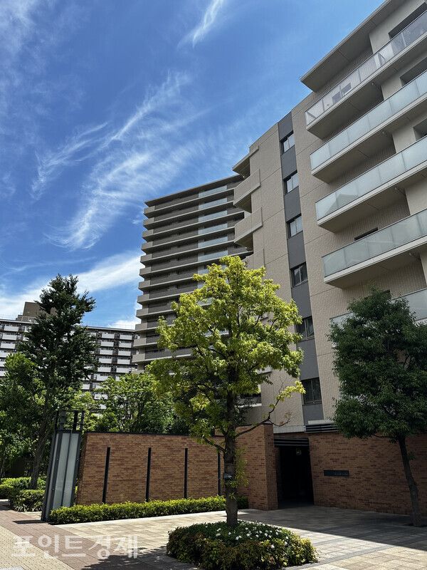 도쿄의 한 맨션 전경@포인트경제