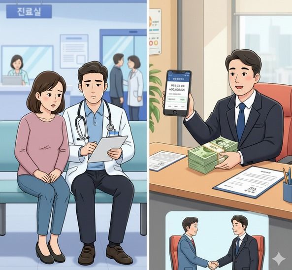 의료과실과 상해보험금 지급 이미지 /Gemini