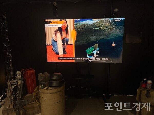 펍지 성수에서 진행하는 체험형 이벤트&nbsp;'펍지 AI 몸배그' (포인트경제)