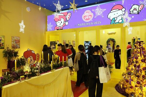 컬리푸드페스타2025 오뚜기 부스 내부 /오뚜기 제공