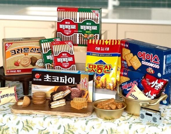 근본이즘 상품&nbsp; '과자류(출시 초기 패키지)' /다이소 제공