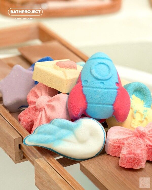 필코노미 상품 '배쓰프로젝트 버터라벨 거품입욕제' /다이소 제공