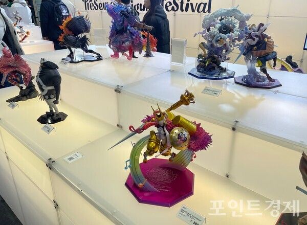 일산 KINTEX에서 개최된 AGF 2025 피규어 전시 (포인트경제)