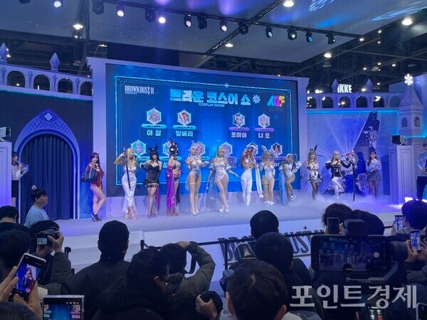 일산 KINTEX에서 개최된 AGF 2025 '브라운 더스트Ⅱ' 부스 (포인트경제)