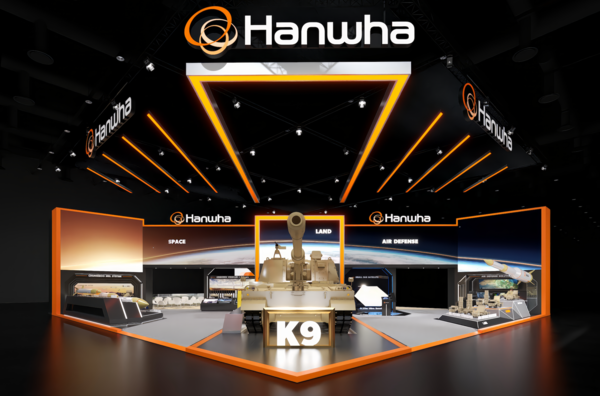 한화 IDEX 2025 참가 통합전시관 조감도 /한화 제공