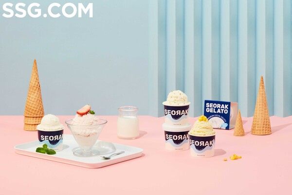 SSG닷컴이&nbsp;강원도 속초 디저트 맛집&nbsp;‘설악젤라또’&nbsp;상품을&nbsp;업계 최초로 온라인 판매한다. /SSG닷컴 제공