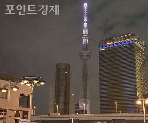 도쿄 아사쿠사에서 본 스카이트리(기사 내용과 직접적 연관없음) ⓒ포인트경제 박진우 특파원