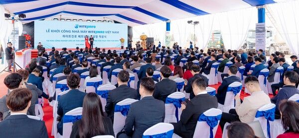 하이트진로의 해외 첫 생산기지인 베트남 공장 착공식 /하이트진로 제공
