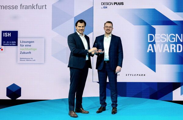 삼성전자가 'ISH 2025'에서 기술·혁신·지속가능성을 인정받아 '디자인플러스 어워드'의 '물&효율성 플러스' 부문의 상을 받았다 [사진=삼성전자](포인트경제)