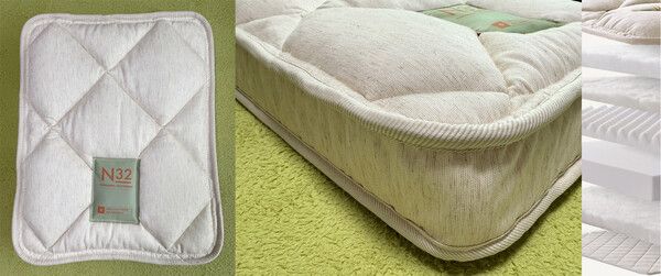 시몬스 N32 '쪼꼬미'는 7단 레이어링 기술로 우수한 탄력과 복원력이 있고, 11Cm 두께로 반려동물의 관절 건강까지 고려했다 ⓒ포인트경제