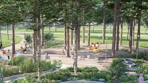 농심 서울국제정원박람회 기업동행정원 조감도 [사진=농심](포인트경제)