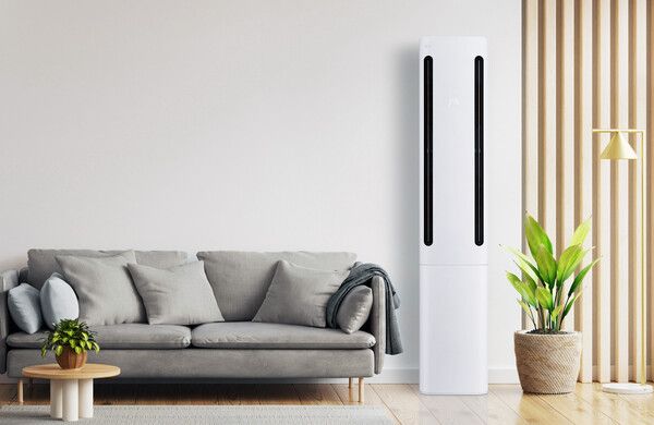 LG '휘센 쿨' 스탠드 에어컨 연출 이미지 [사진=LG전자](포인트경제)
