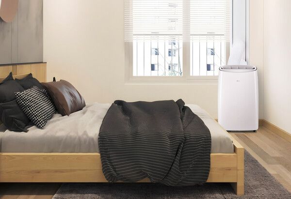 LG '휘센 쿨' 이동식 에어컨 연출 이미지 [사진=LG전자](포인트경제)