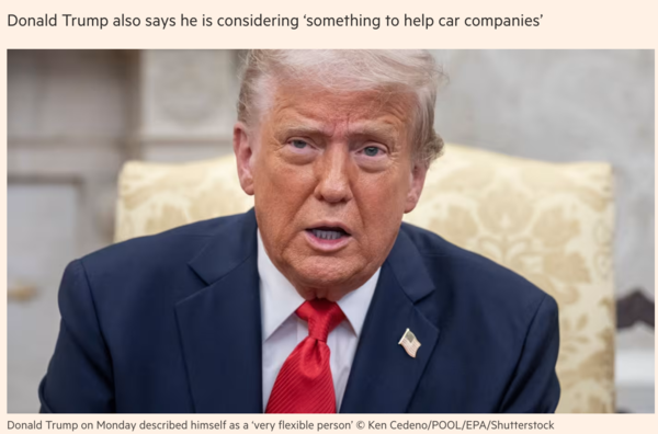 도널드 트럼프 미국 대통령 /파이넨셜타임스 갈무리