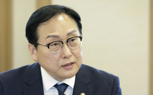 정인교 산업통상자원부 통상교섭본부장이 18일 서울 중구 프레스센터에서 열린 무역안보연구회 최종보고회에서 발언하고 있다.&nbsp;/사진=뉴시스