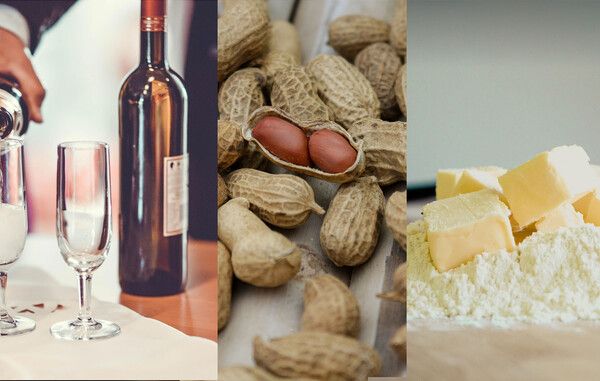 와인, 땅콩, 치즈 /사진=픽사베이
