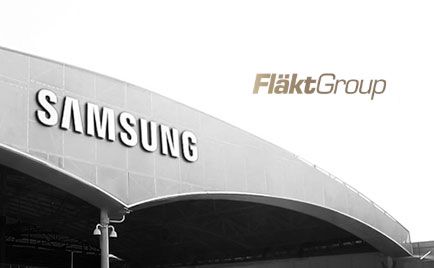 삼성전자와 플랙트그룹 CI