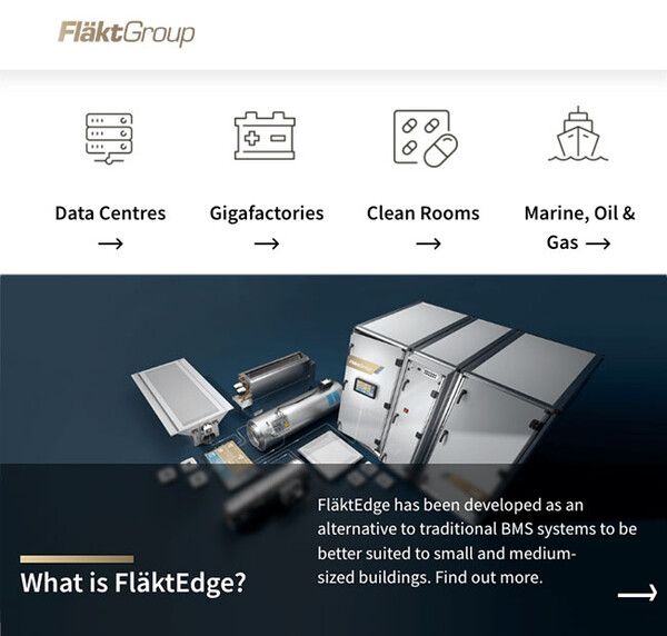 플랙트그룹 홈페이지 갈무리