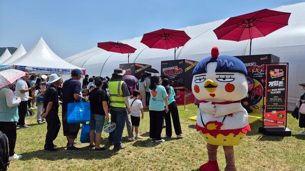 지난해 ‘제66회 밀양아리랑대축제’&nbsp;삼양식품 팝업스토어&nbsp;/ 삼양라운드스퀘어 제공