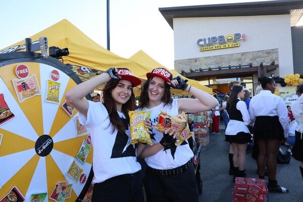 미국 '컵밥데이' 행사에서 진행한 농심 이벤트 현장 모습 [사진=농심](포인트경제)