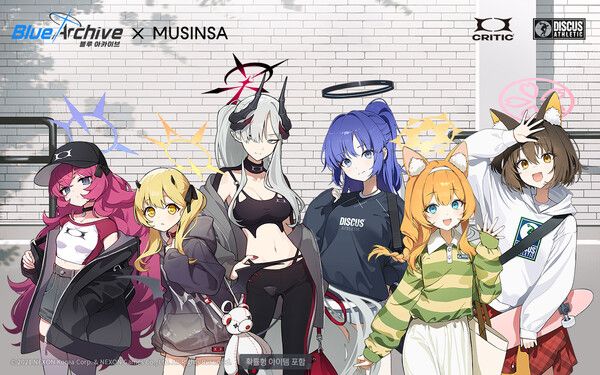 넥슨이 '블루 아카이브'와 '무신사'의 컬래버레이션을 예고한다. [사진=넥슨](포인트경제)