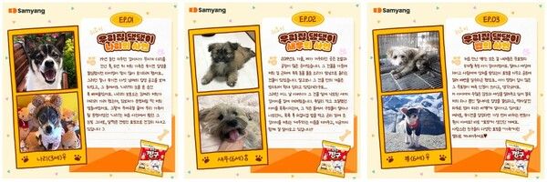 삼양식품에서 진행한 '우리집 댕댕이 자랑대회' 이벤트 [사진=삼양식품] (포인트경제)