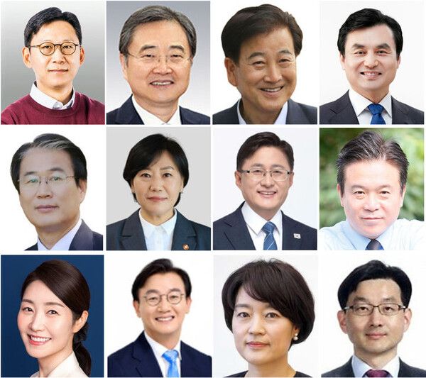 대통령실은 과학기술정보신부 장관 후보자에 배경훈(첫번째줄 왼쪽부터) LG AI연구원장, 외교부 장관 후보자에 조현 전 외교부 차관, 통일부 장관 후보자에 정동영 더불어민주당 의원, 국방부 장관 후보자에 안규백 더불어민주당 의원, 국가보훈부 장관 후보자에 권오을(두번째줄 왼쪽부터) 전 의원, 농림축산식품부 장관은 송미령 현 장관을 유임, 환경부 장관 후보자에 김성환 더불어민주당 의원, 고용노동부 장관 후보자에 김영훈 한국철도공사 기관사, 여성가족부 장관 후보자에 강선우(세번째줄 왼쪽부터) 더불어민주당 의원, 해양수산부 장관 후보자에 전재수 더불어민주당 의원, 중소벤처기업부 장관 후보자에 한성숙 전 네이버 대표를 지명, 국무조정실장에는 윤창렬 LG글로벌 전략개발원장을 임명했다고 밝혔다. /사진=대통령실