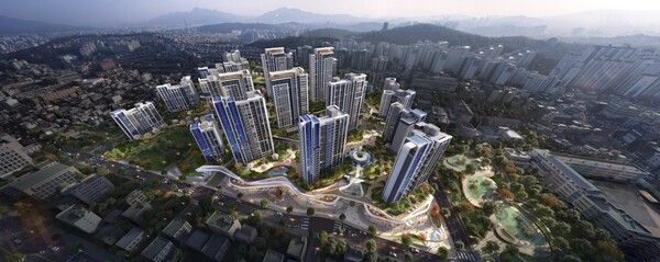 미아9-2구역 재건축사업지 투시도 및 조감도&nbsp;3부 /현대건설 제공