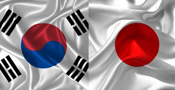 한국과 일본 국기 /사진=픽사베이